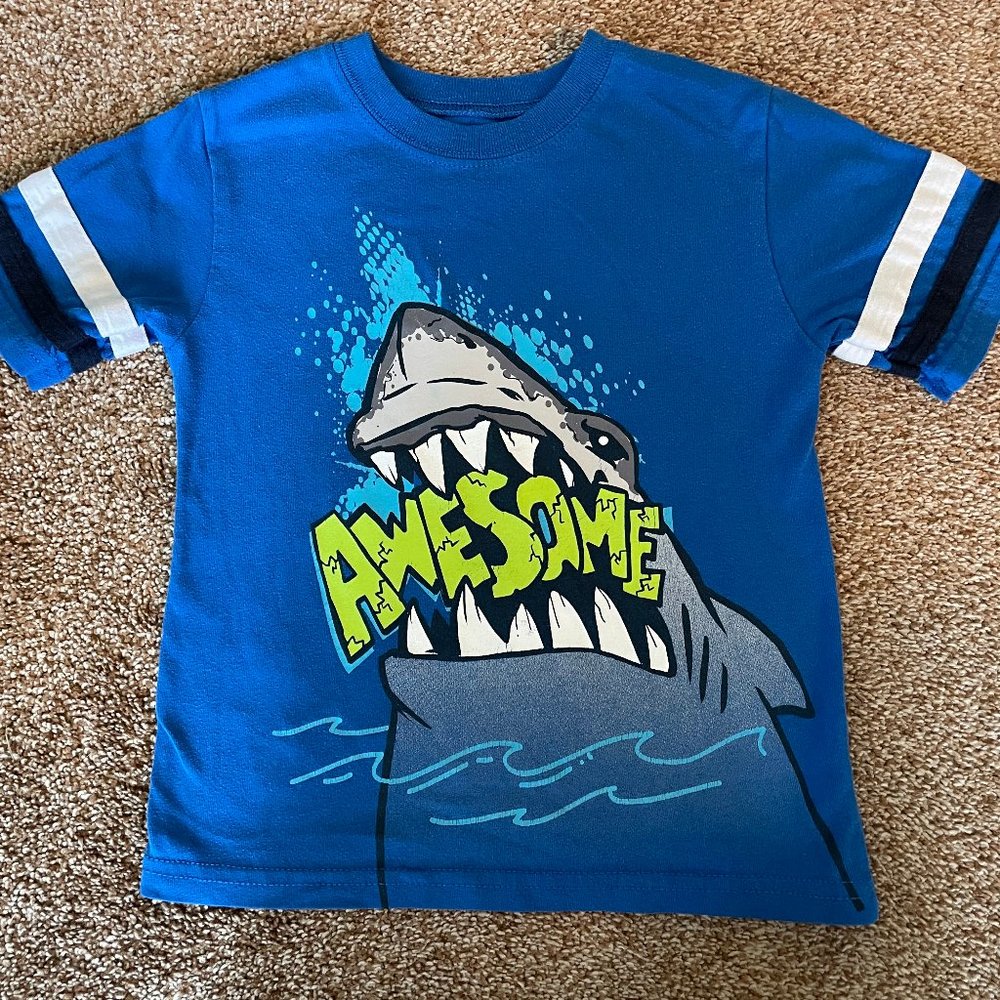 Jawsome Blue Shark Shirt - 365 Kids from Garanimals 4T